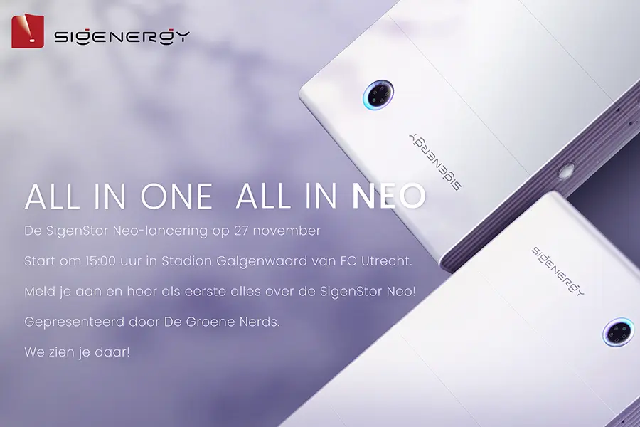 Sigenstor NEO lancering