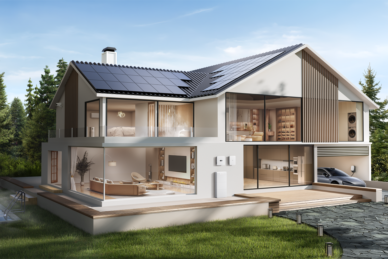 FusionSolar Residential Smart PV & ESS Solution 6.0 KV Daytime RGB