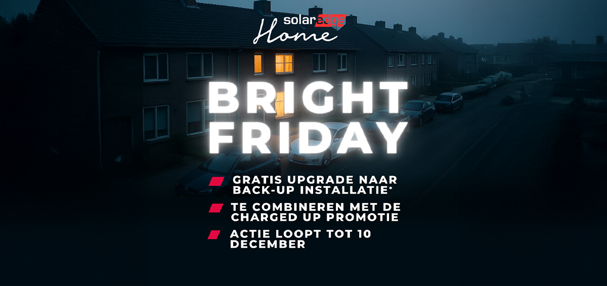 SolarEdge Bright Friday Actie wide