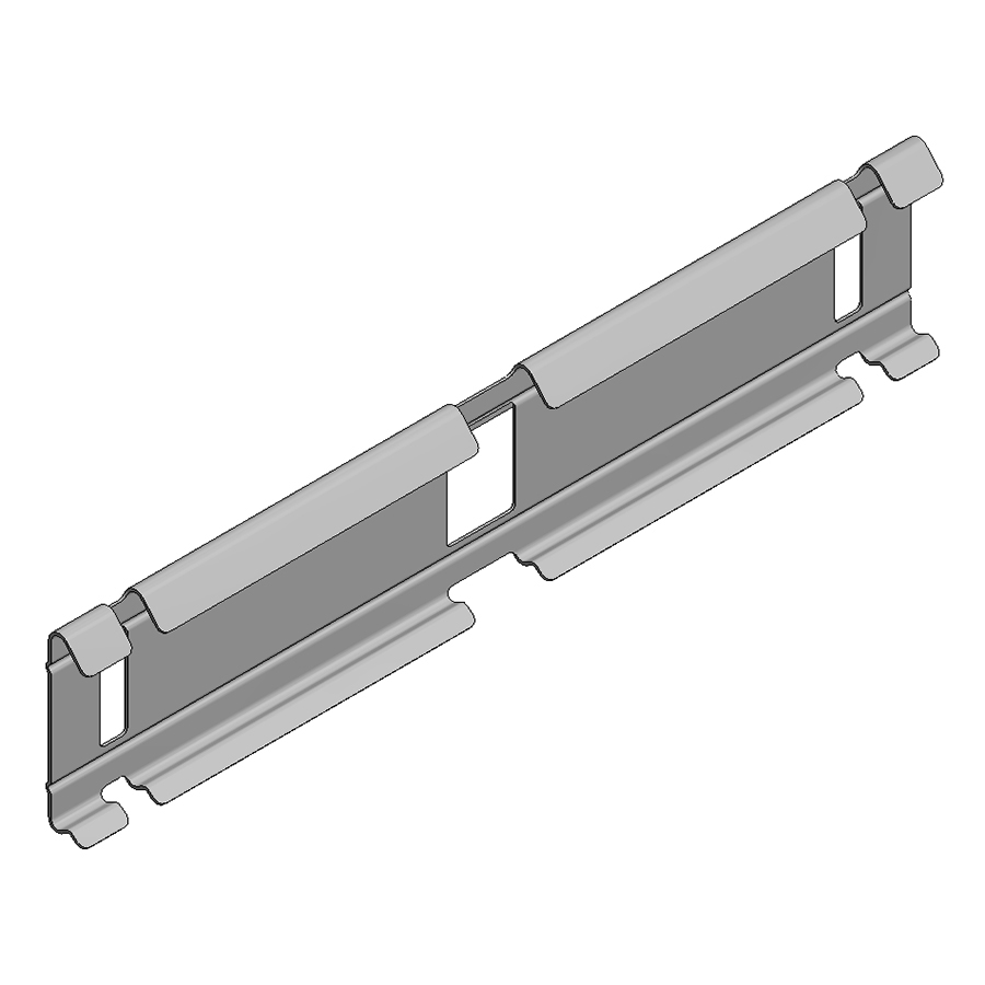 Verz koppelplaat draadgoot h=60 clip-on