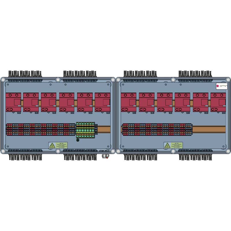 Stringbox 12MPPT, SPD type 1+2, 24 IU OB