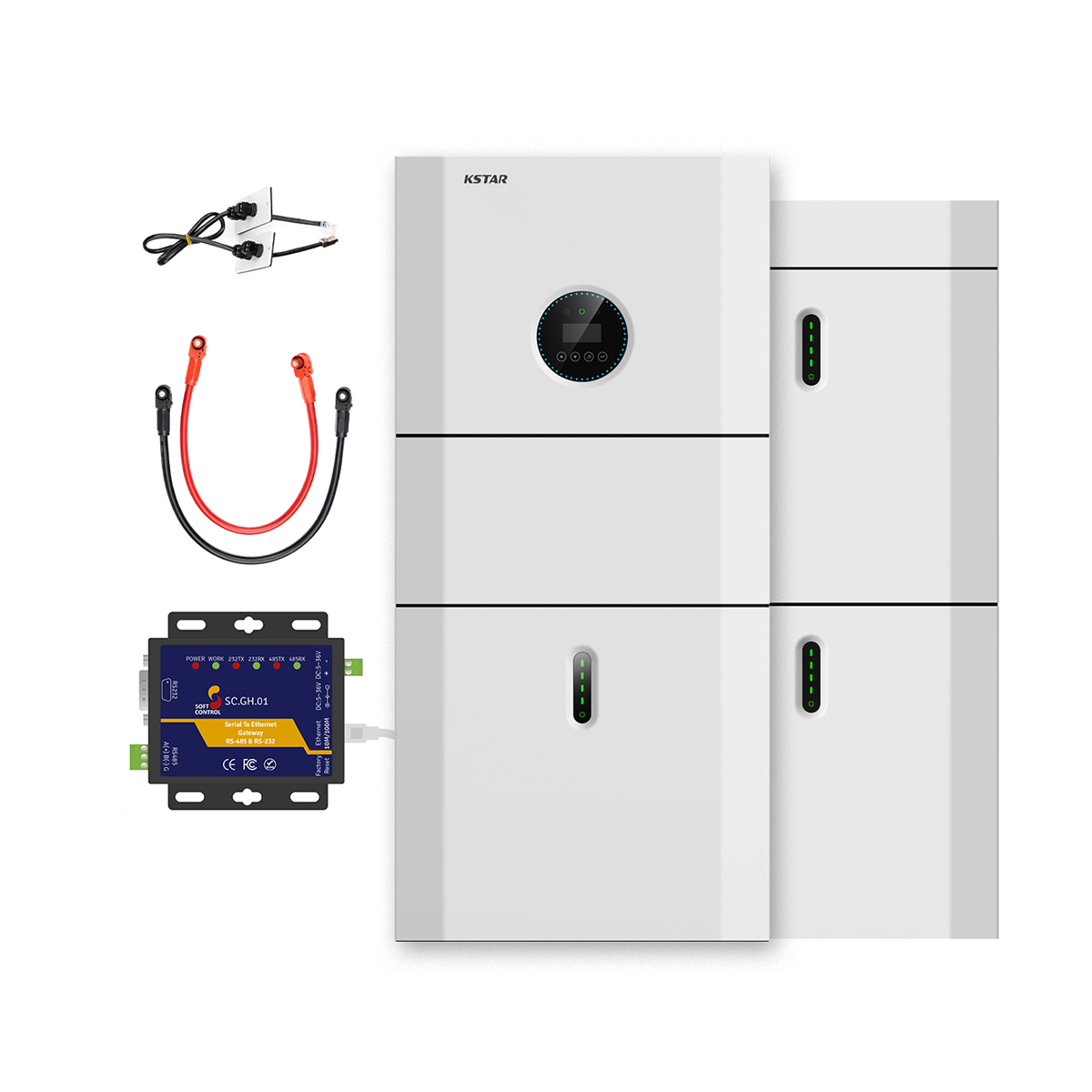 Energieopslag pakket Smart KSTAR 1-fase 5kW/15.3kWh