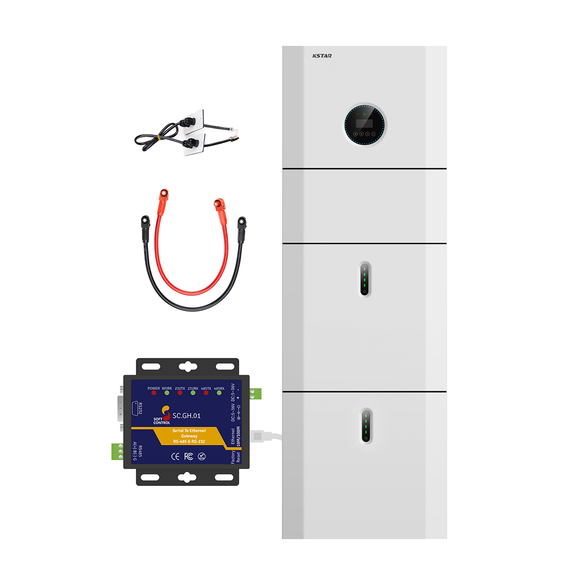Energieopslag pakket Smart KSTAR 1-fase 3.68kW/10.2kWh