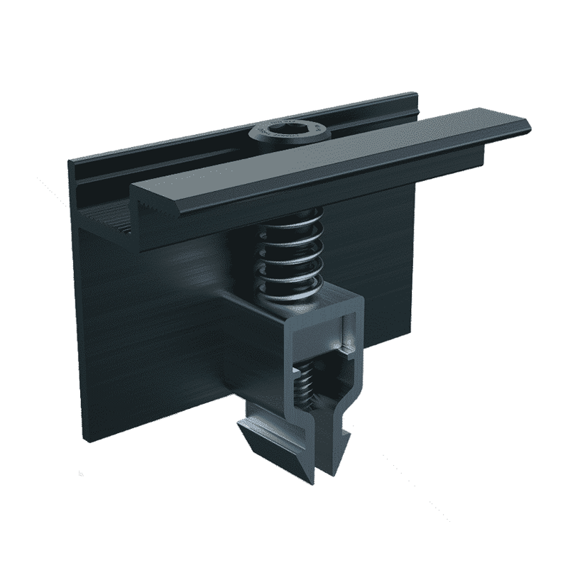 Easy eindklem zwart, 40mm