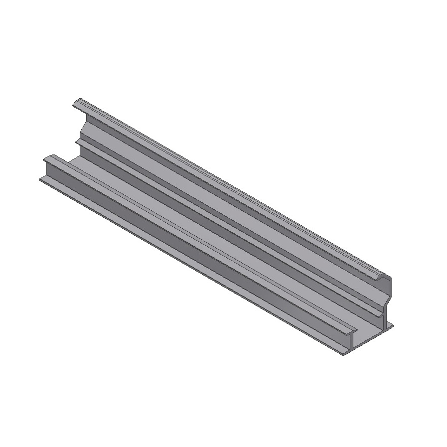 Valk Solar Systems Alu inleg profiel onder H30mm L=6650mm