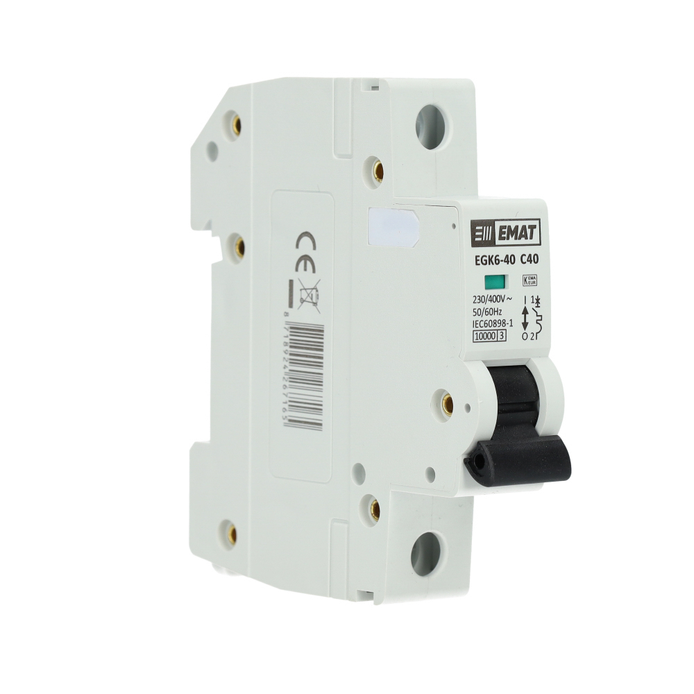 EMAT installatieautomaat 1-polig 40A C-kar