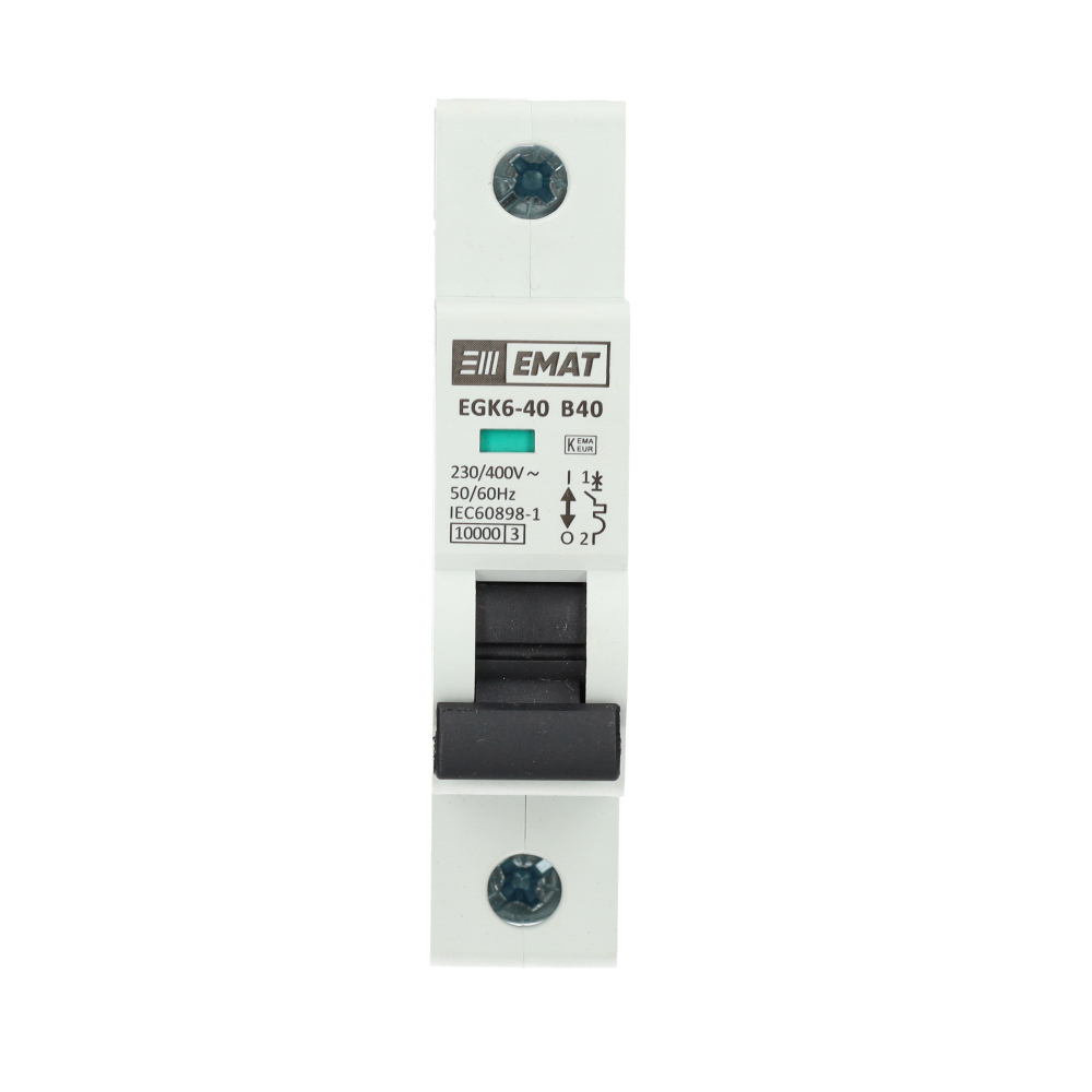 EMAT installatieautomaat 1-polig 40A B-kar