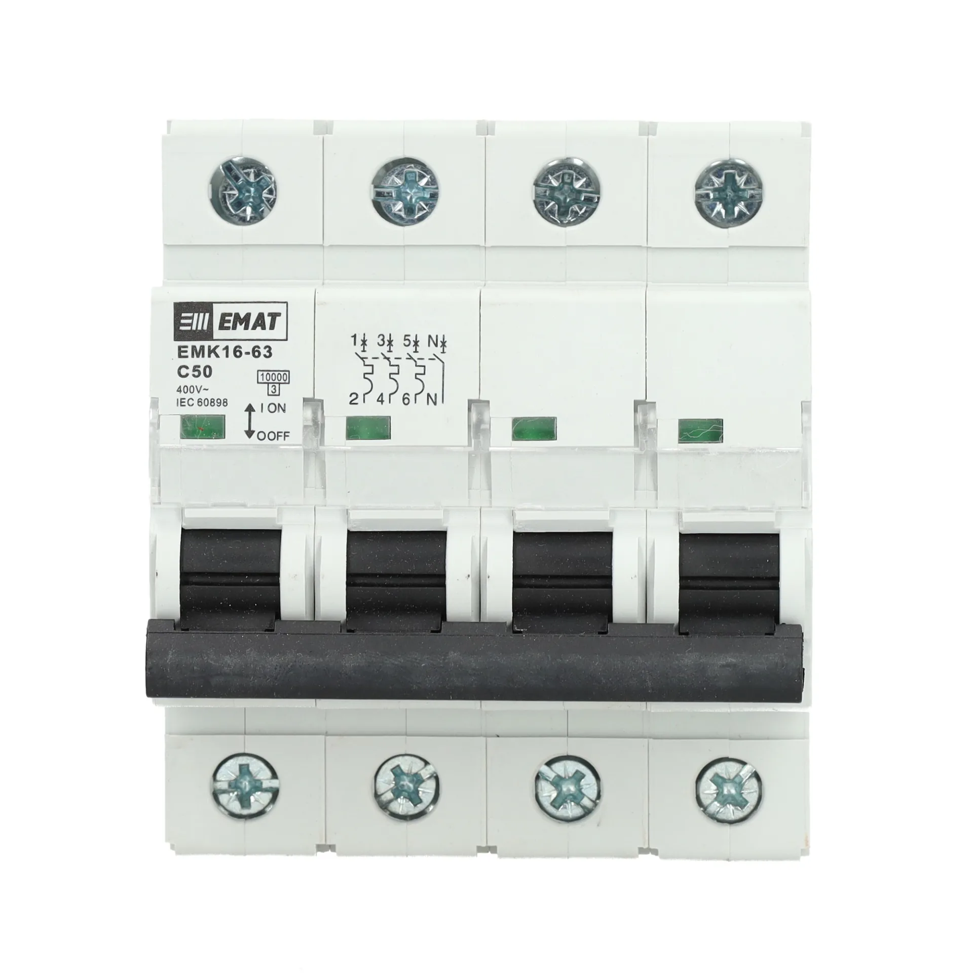 EMAT krachtgroep 3-polig+nul 50A C-kar