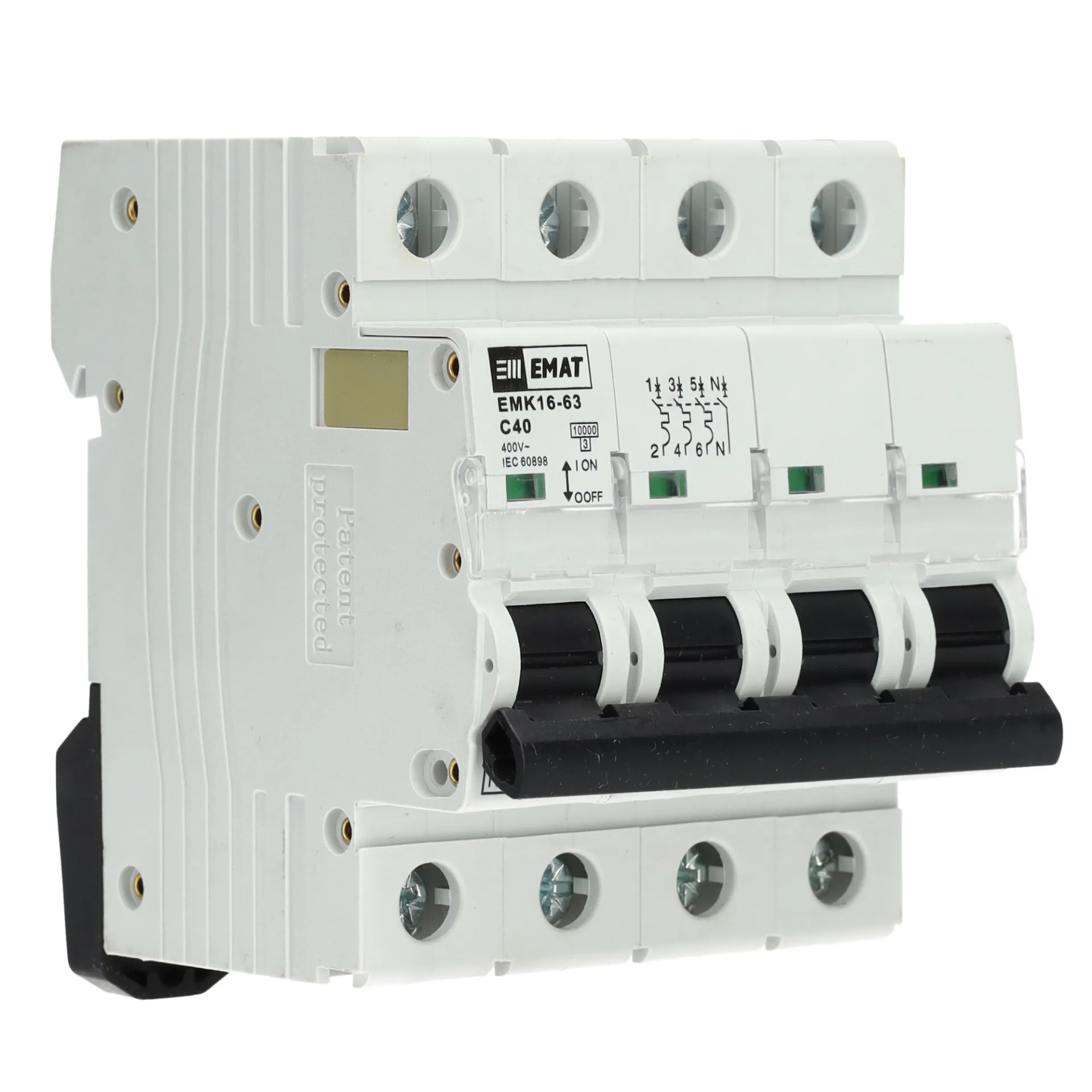 EMAT krachtgroep 3-polig+nul 40A C-kar