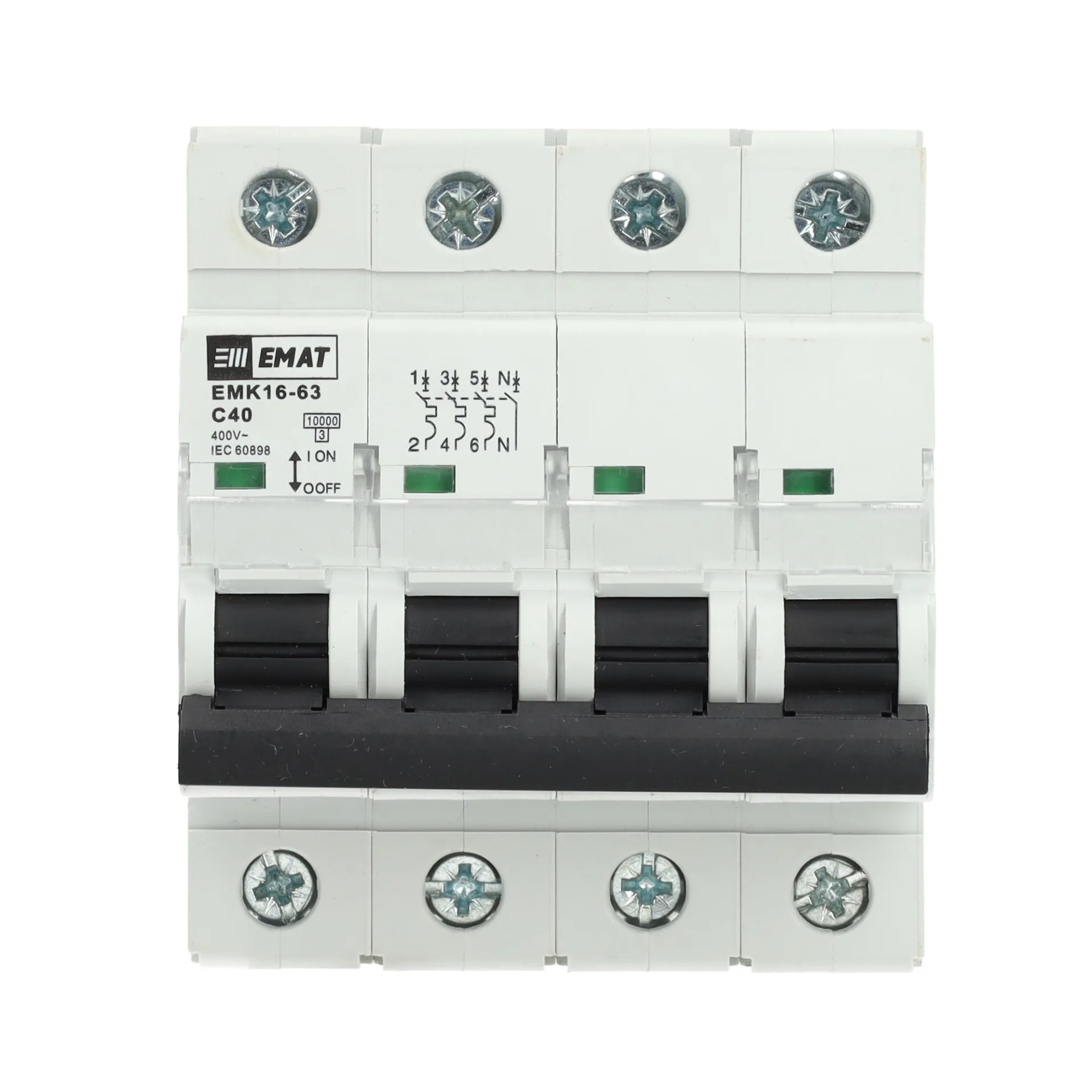 EMAT krachtgroep 3-polig+nul 40A C-kar
