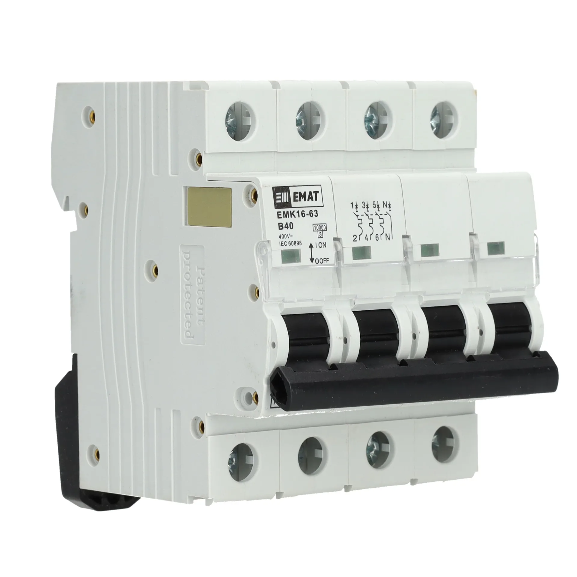 EMAT krachtgroep 3-polig+nul 40A B-kar