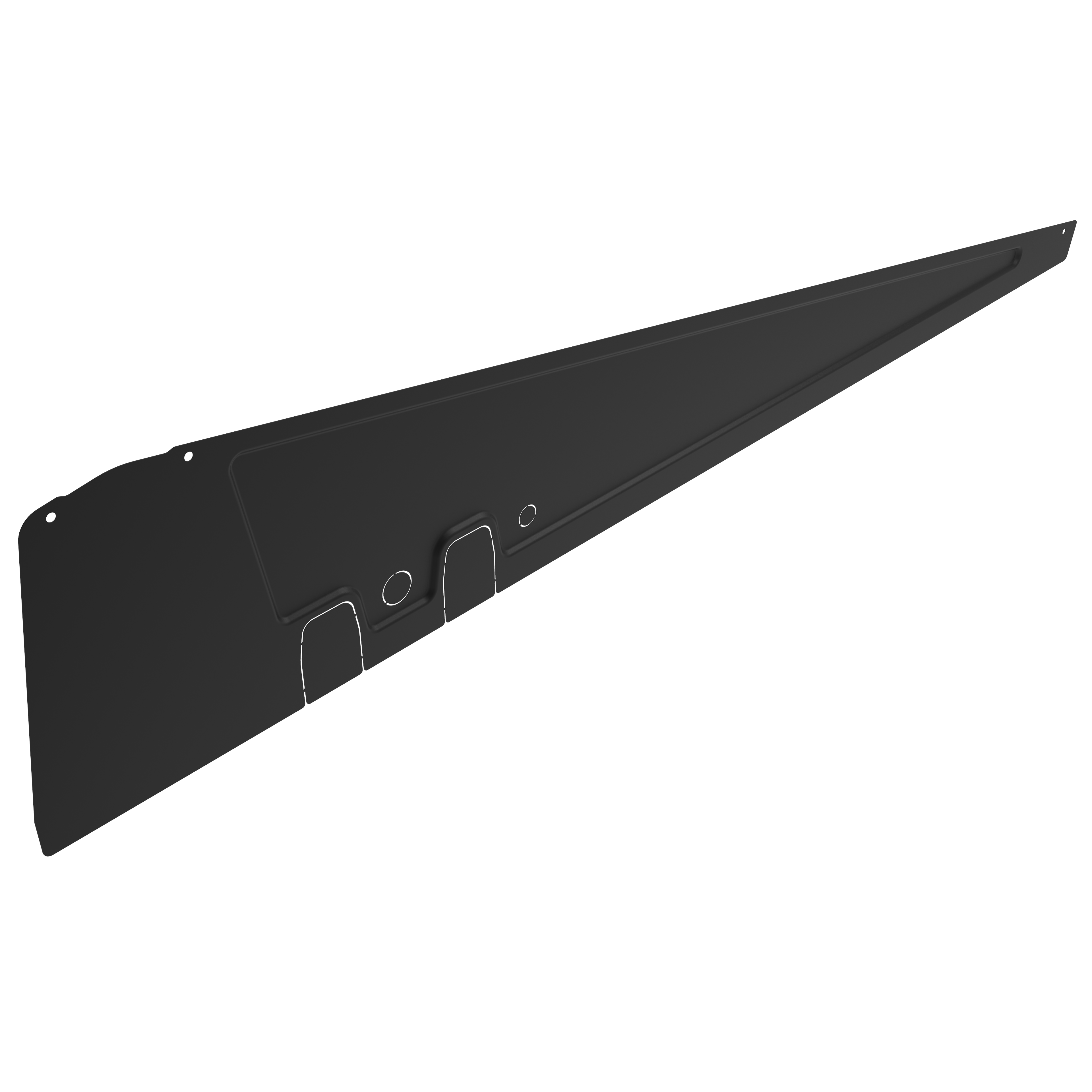 Cobalt Portrait zijplaat, zwart