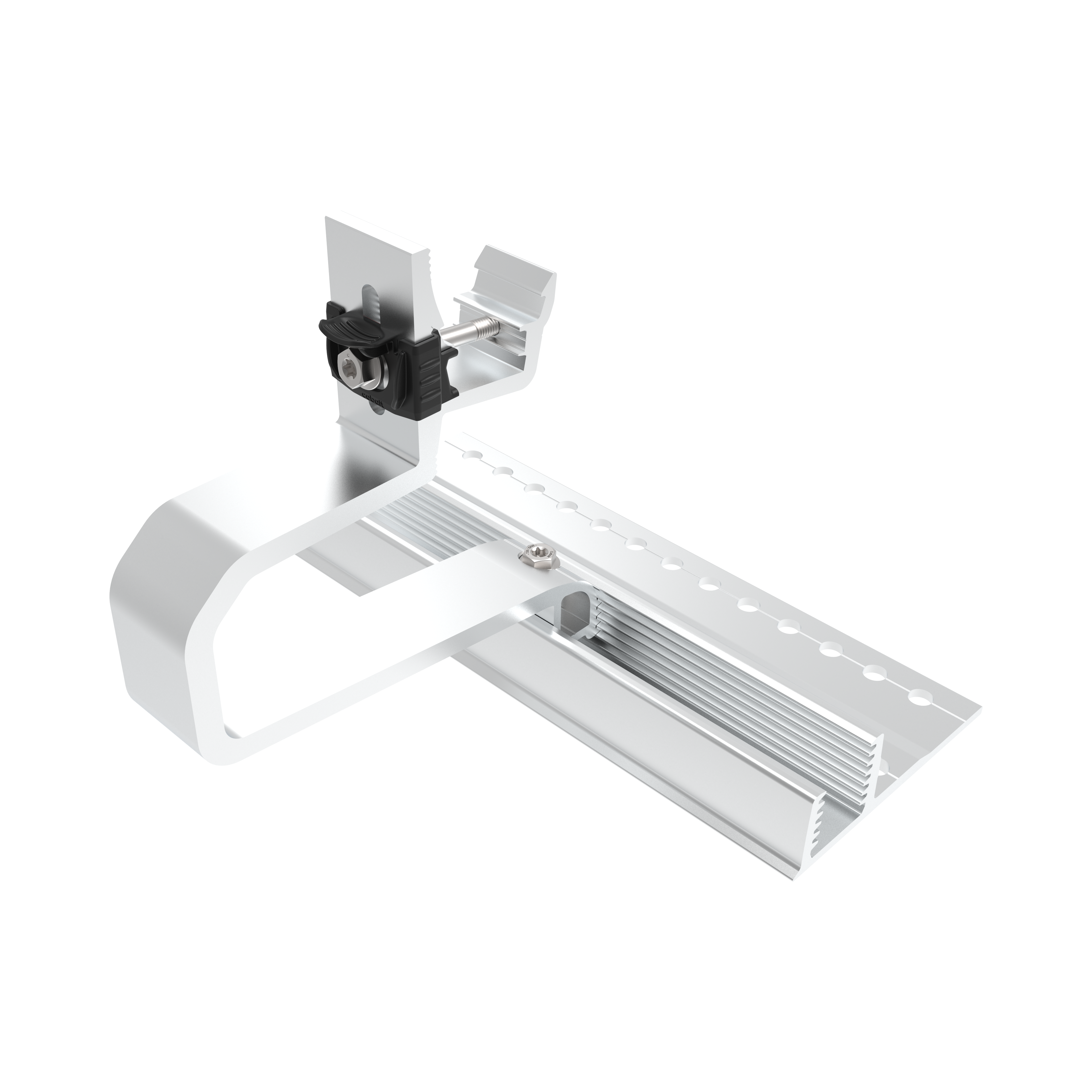 Cobalt Schroefhaak met schroefplaat (250mm)