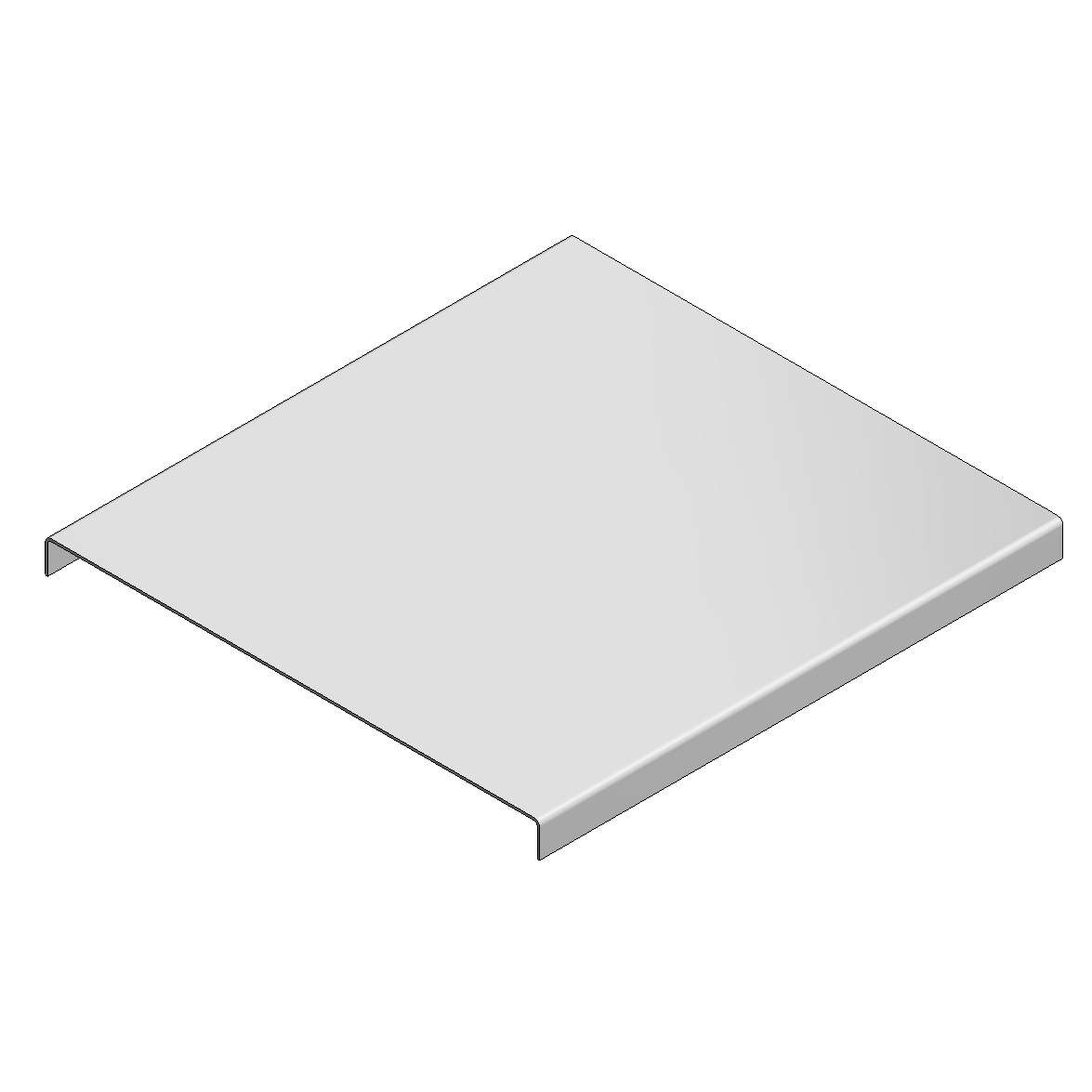 Valk Solar Systems Verz deksel voor draadgoot b=150mm L=2000mm