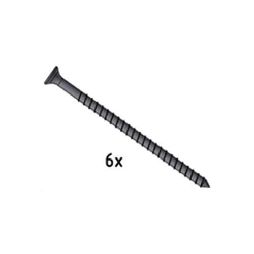 ValkSolarFix Gasbeton schroeven 65mm 6x 0-15mm