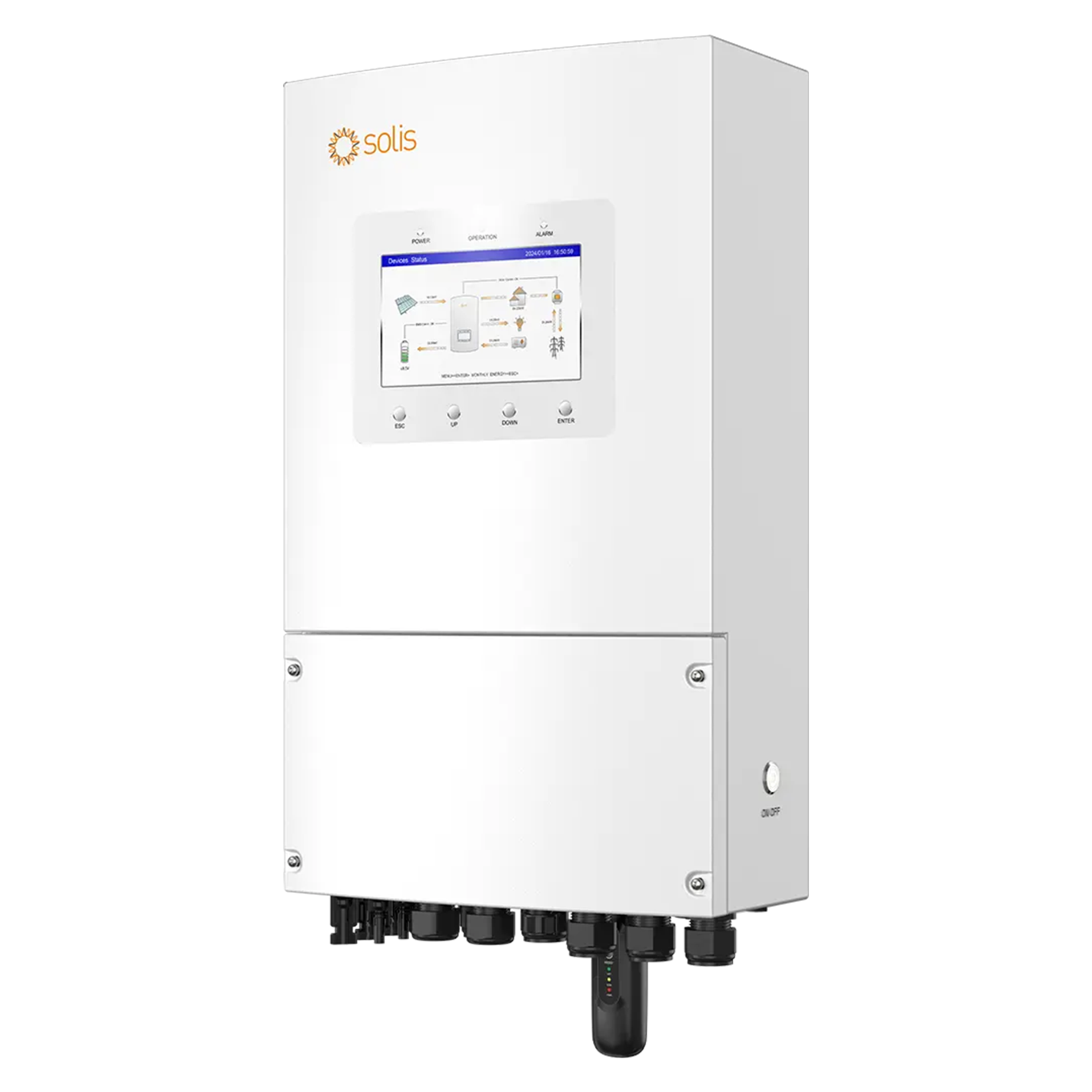 Solis S6 10kW 1-Fase Hybrid 2 MPPT 21A (Low Voltage)